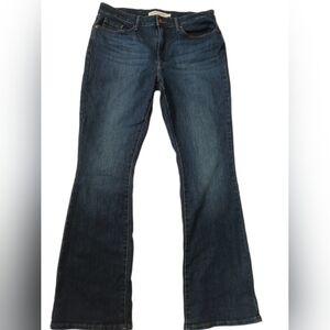 Signature by Levi Strauss Dark Blue Flare Jeans